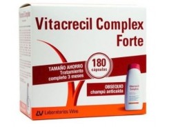 Vitacrecil Complex Frorte 180 cápsulas+ Regalo Champú Anticaída